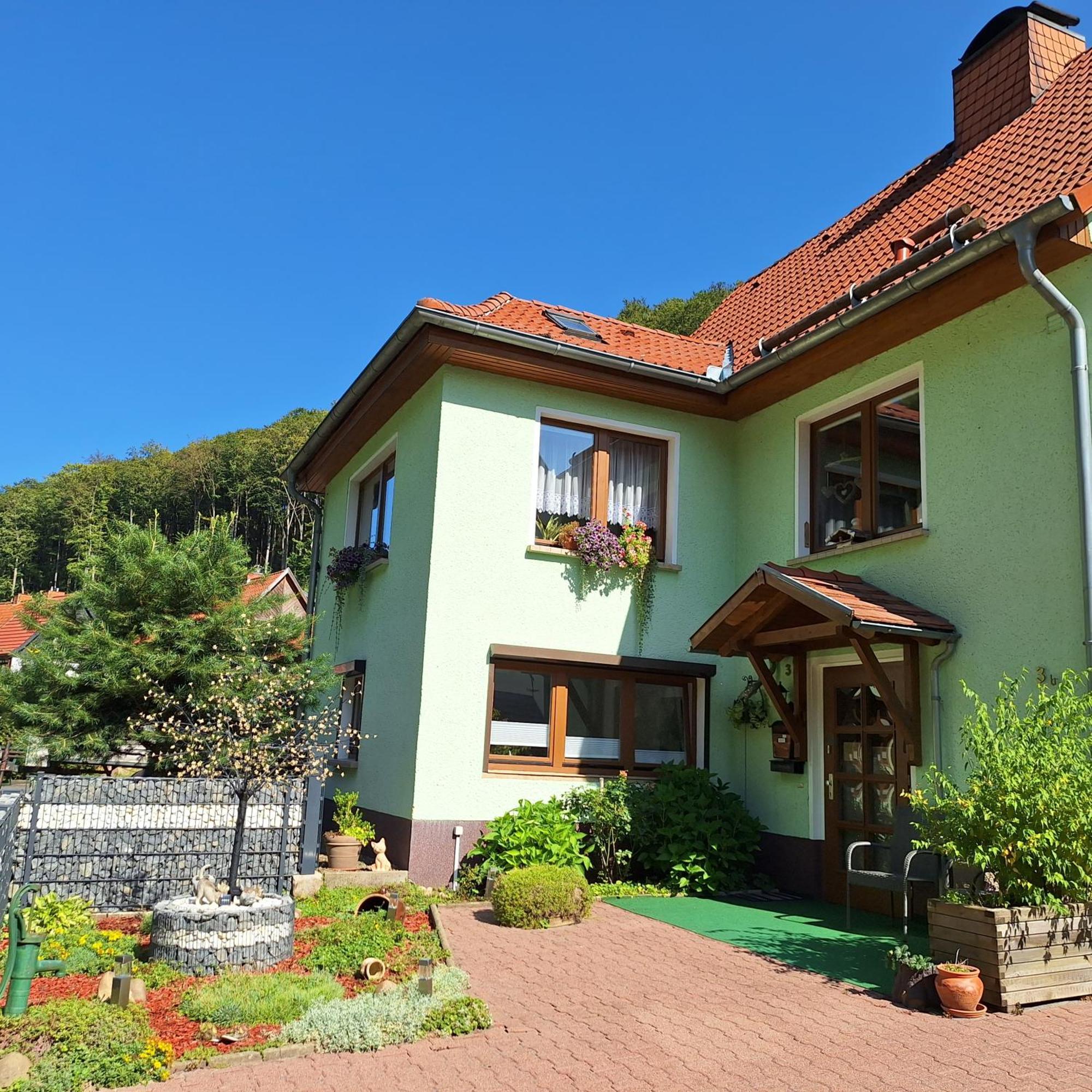 Fewo ,,An Der Kleinen Wilde" Stolberg i. Harz Esterno foto